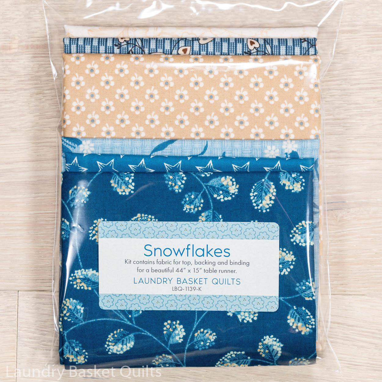 Snowflakes Fabric Kit