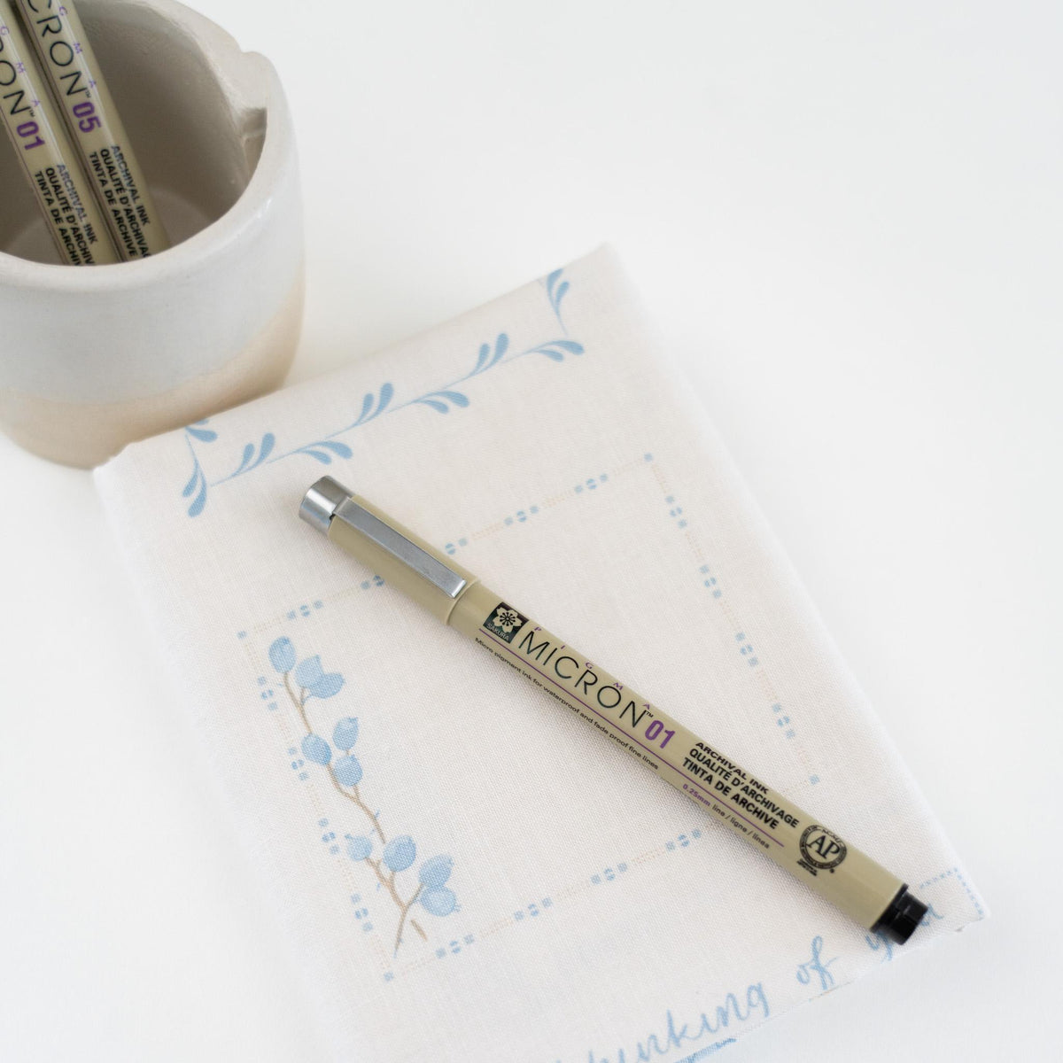 Pigma Micron Pen Black .25mm Size 01