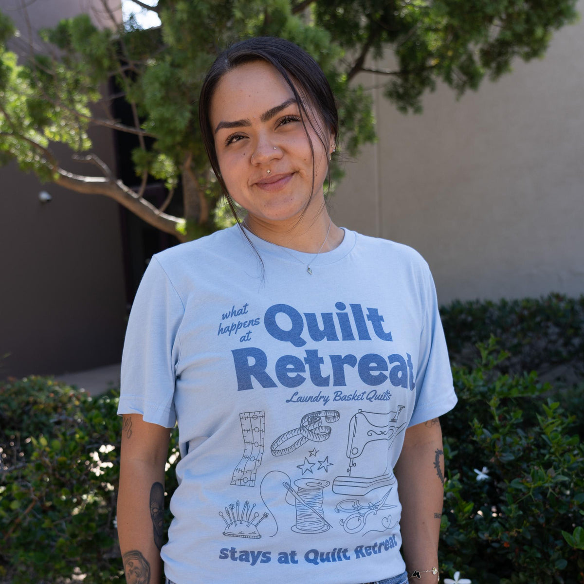 What Happens at Quilt Retreat T-Shirt