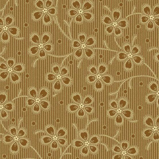 Secret Stash Chestnut Prints A-10536-N (1-yard)