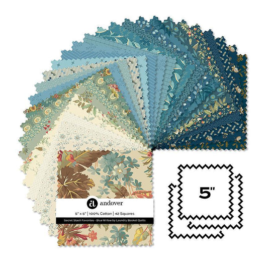 Secret Stash Blue Willow Charm Pack