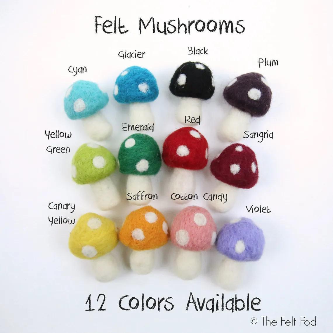 Felt - Large Mushroom