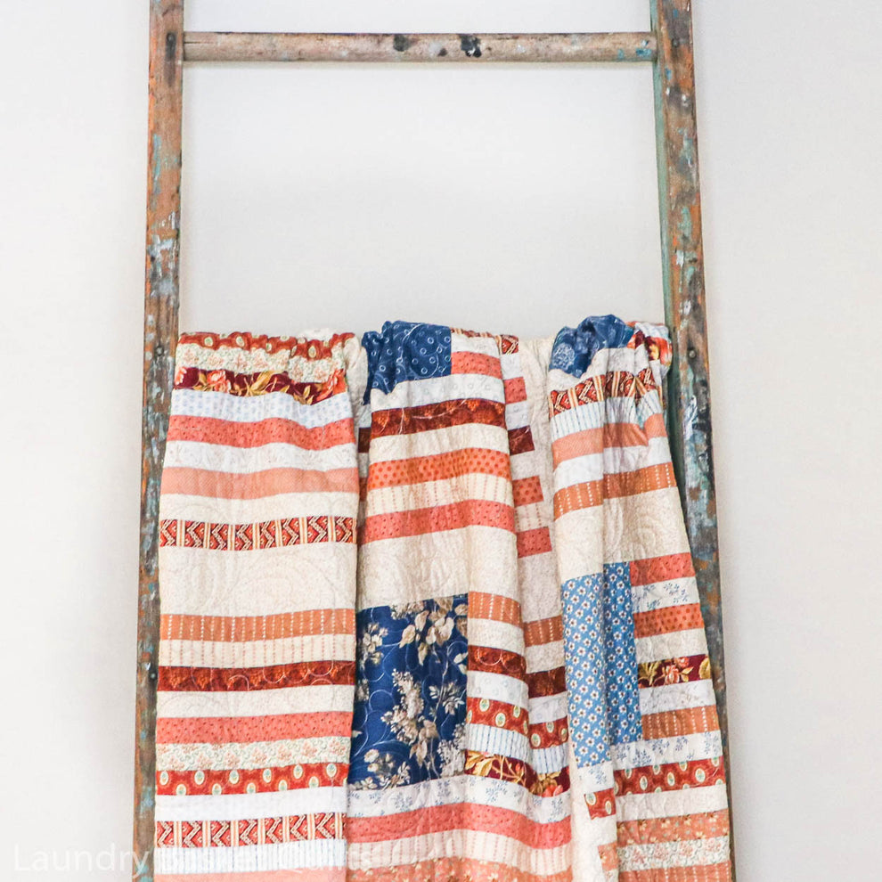 Heritage Quilted Laundry Basket main image 1