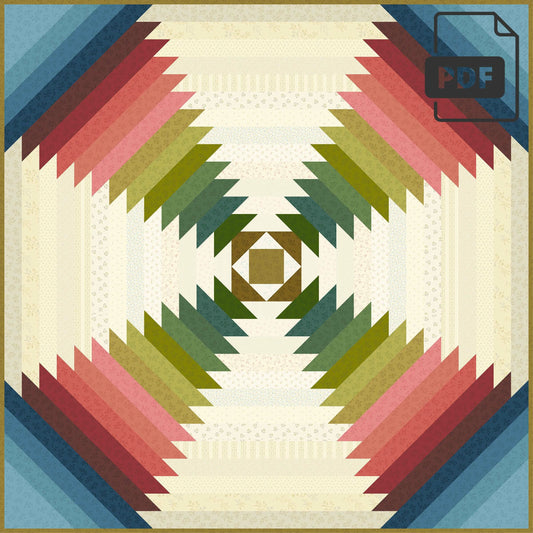 Rainbow Flower Wall PDF (free download)