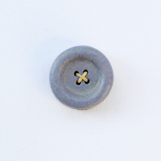 Magnetic Button of Shigaraki Ware - Blue