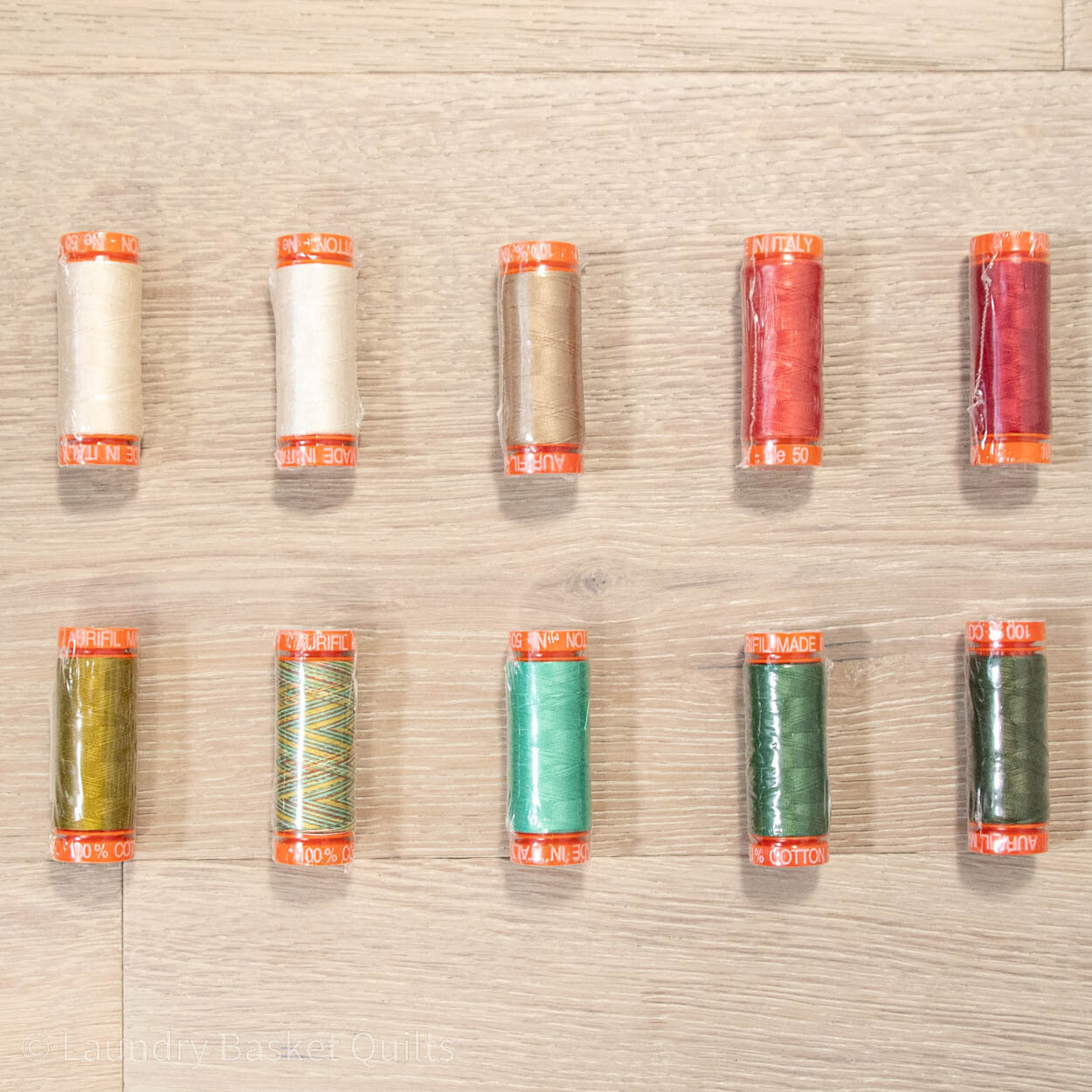 Edyta Sitar "Christmas Collection" Thread Set by Aurifil