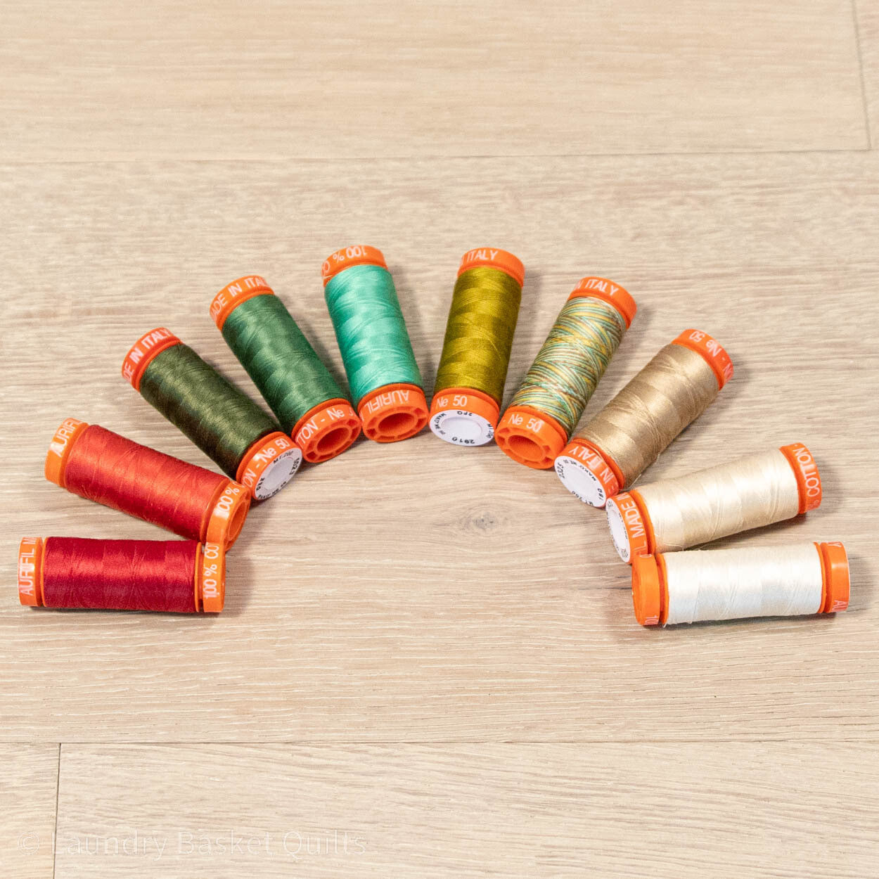 Edyta Sitar "Christmas Collection" Thread Set by Aurifil
