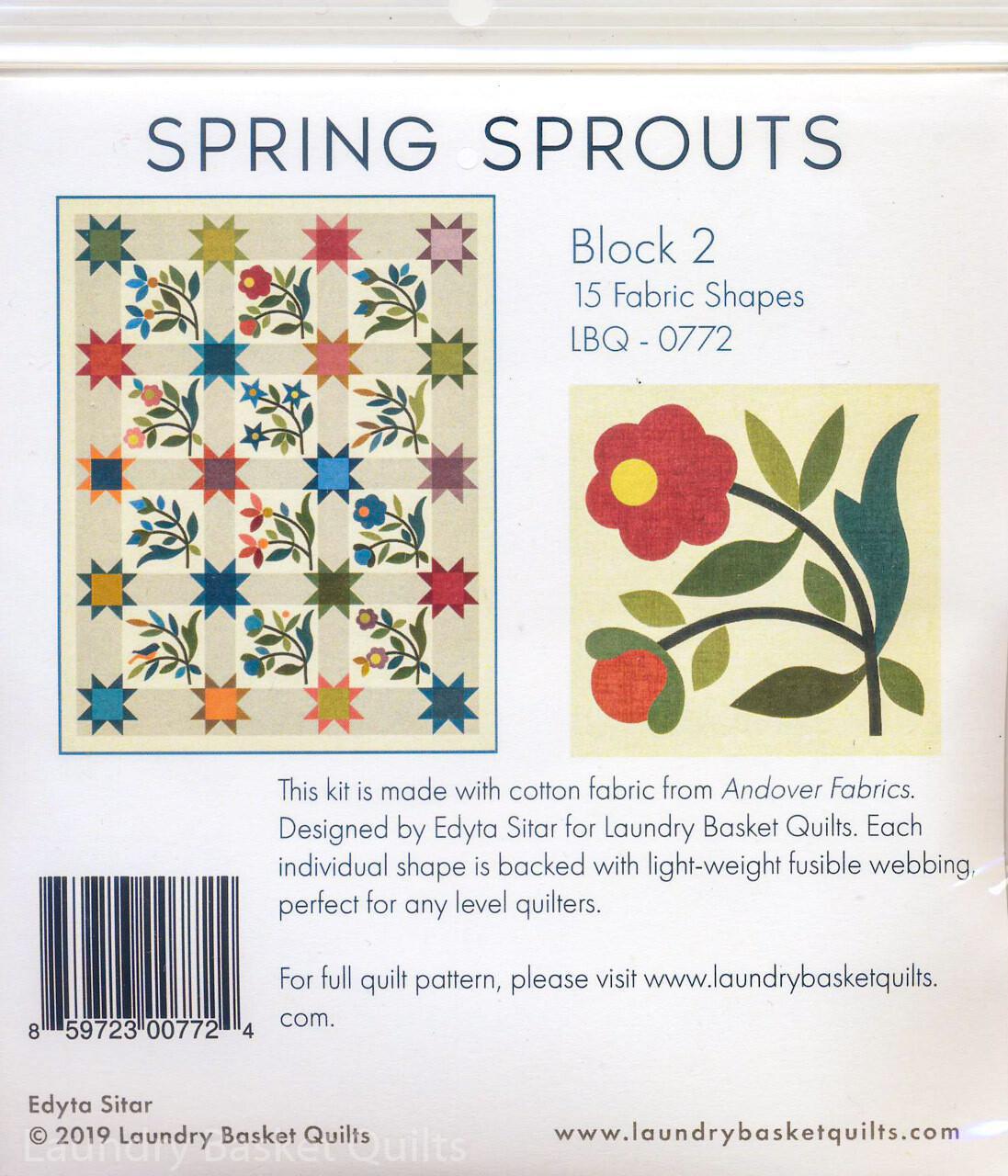 Silhouettes - Spring Sprouts LT Block 2