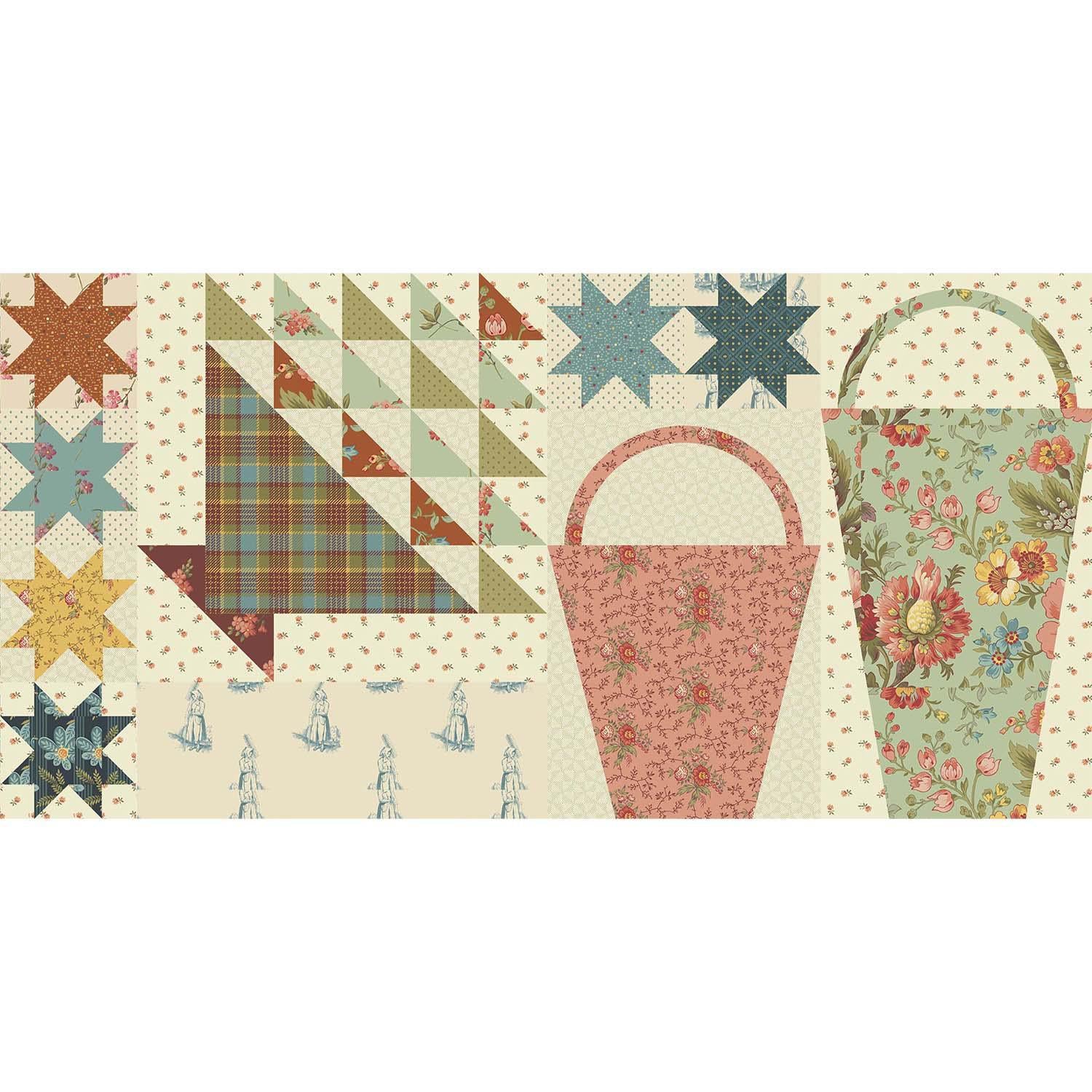 Anna's Baskets - Farmers Daughter Block 5 Pattern – Laundry Basket Quilts