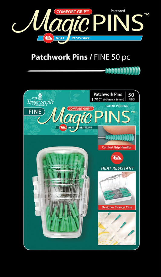 Taylor Seville Magic Fine Pins Patchwork 50pc