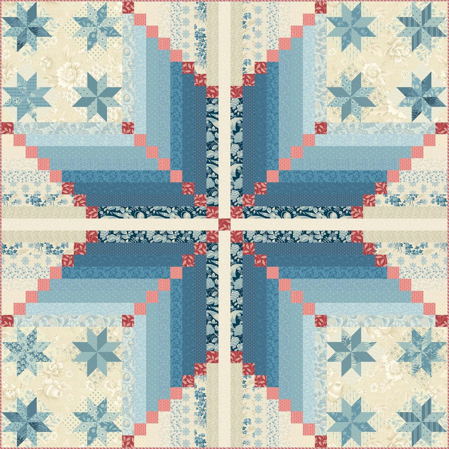 Virginia Star - 4th of July Fabric Kit