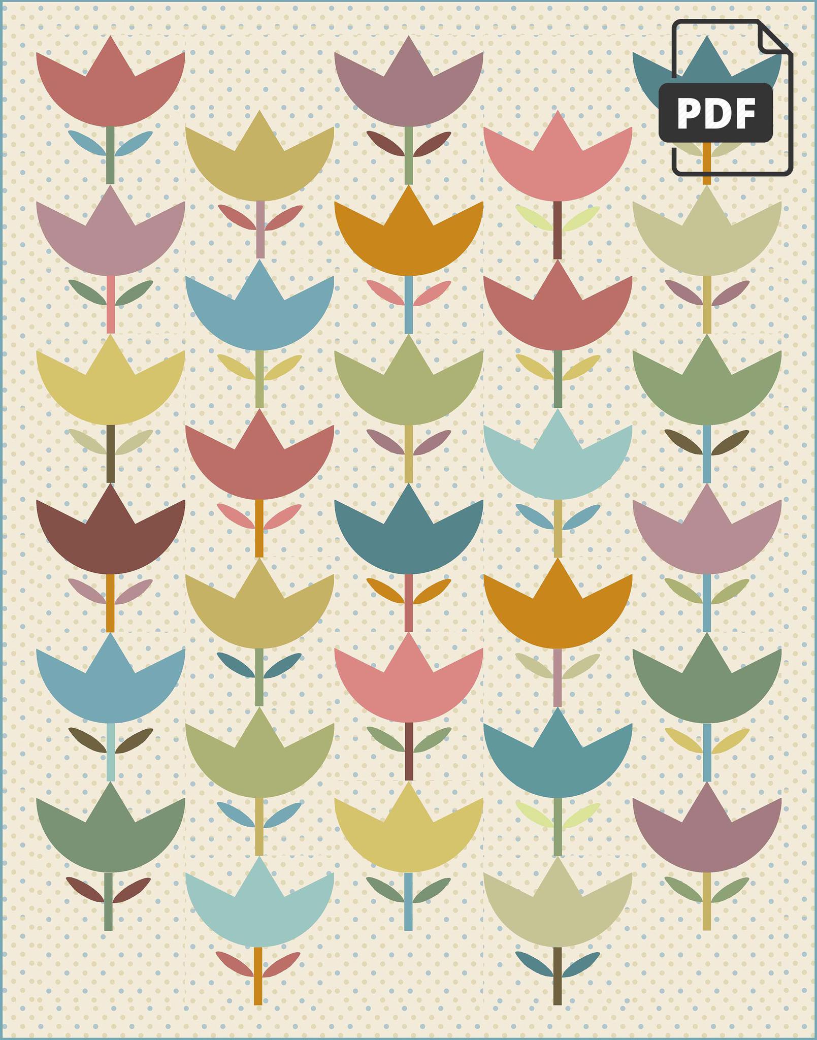 Patch Pdf Tulip Patch PDF (download) – Laundry Basket Quilts
