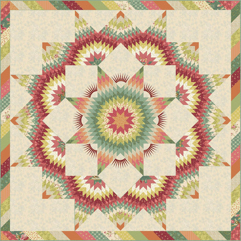Quilted Laundry Basket Star of David main image 1