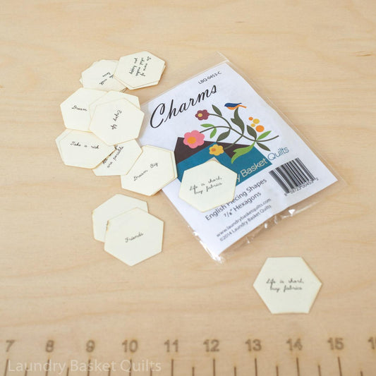 Charms - 7/8" (.875") Hexagon