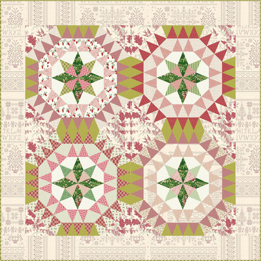 Noel Star PRE-CUT Fabric Kit