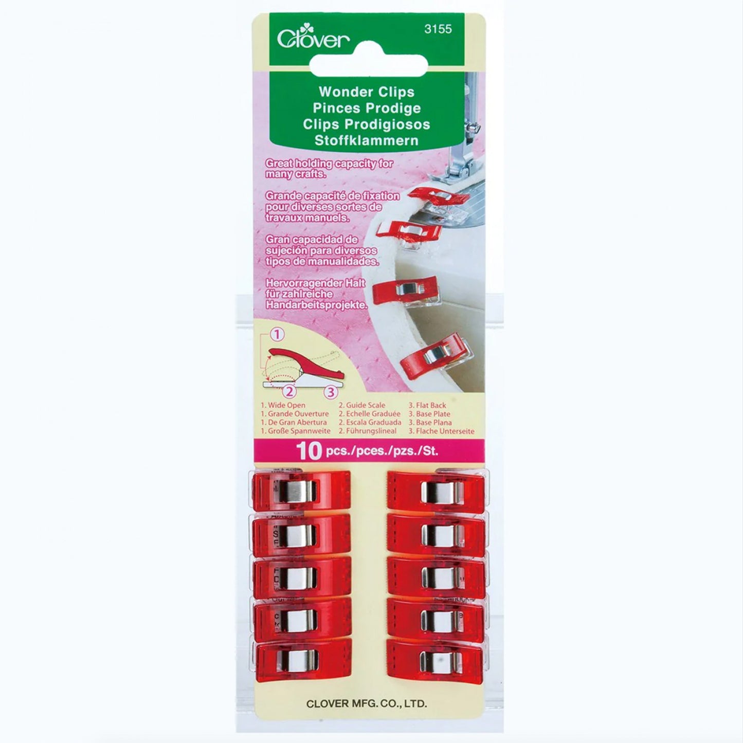 Clover Wonder Clips 10ct