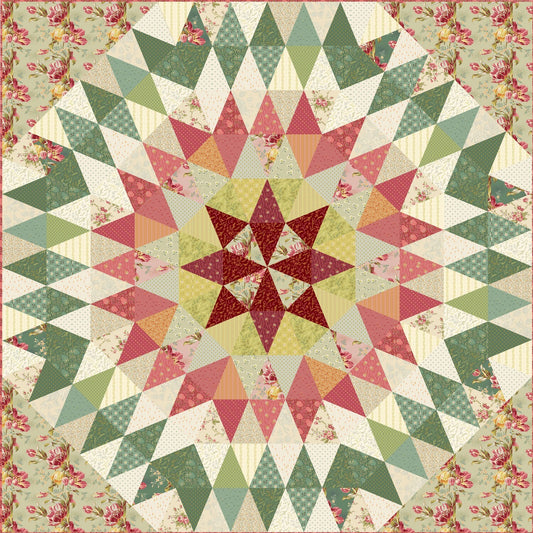 Liberty Star - Lady Tulip PRE-CUT Fabric Kit