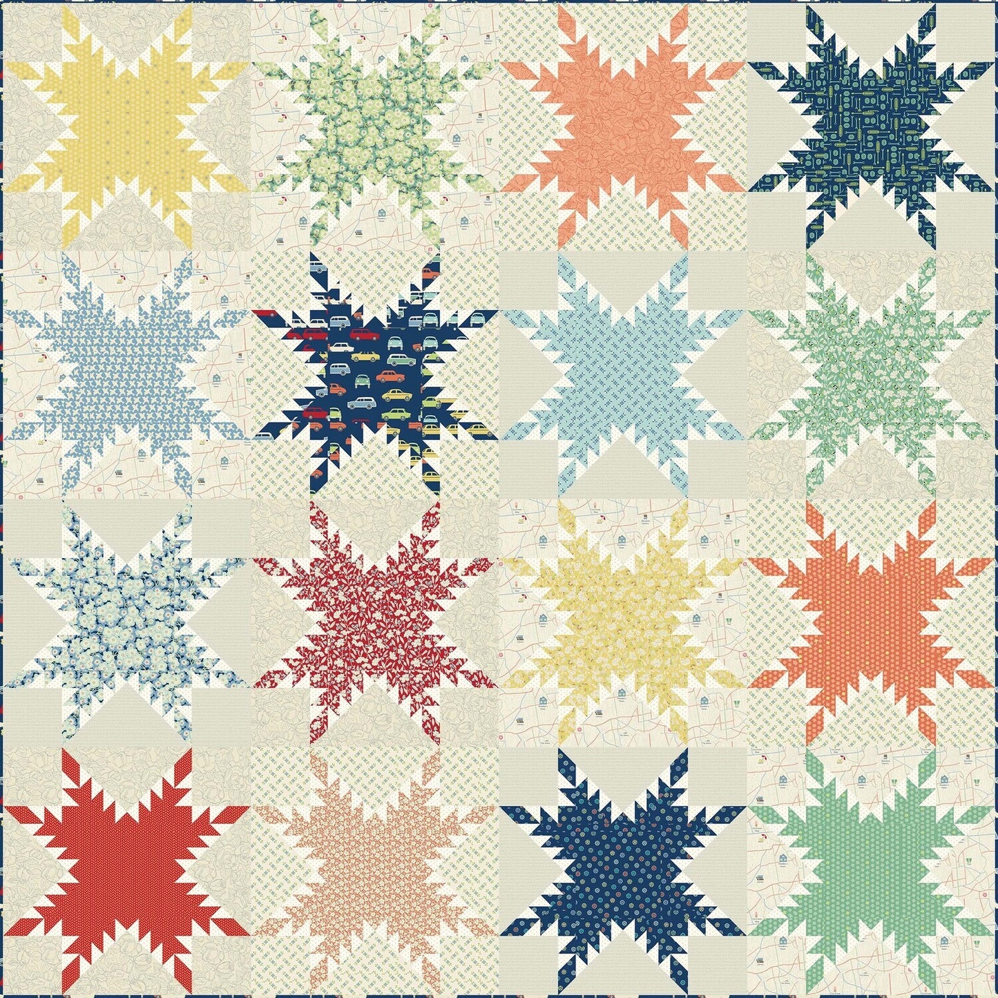 Feathered Star Templates