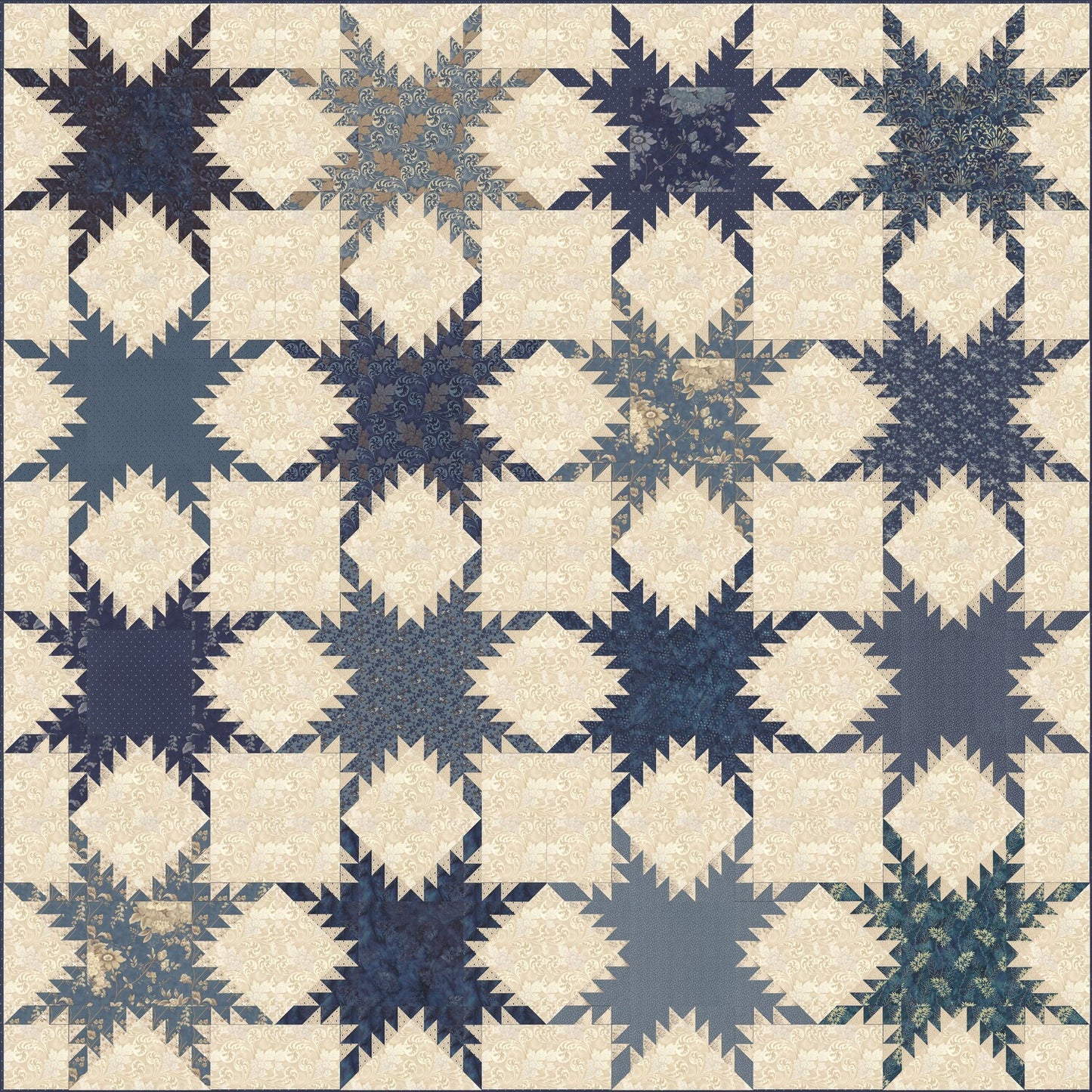 Feathered Star Templates