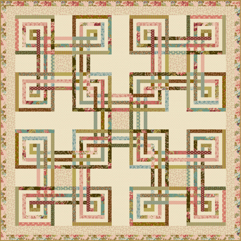 Quilted Laundry Basket Knot Clover main image 0