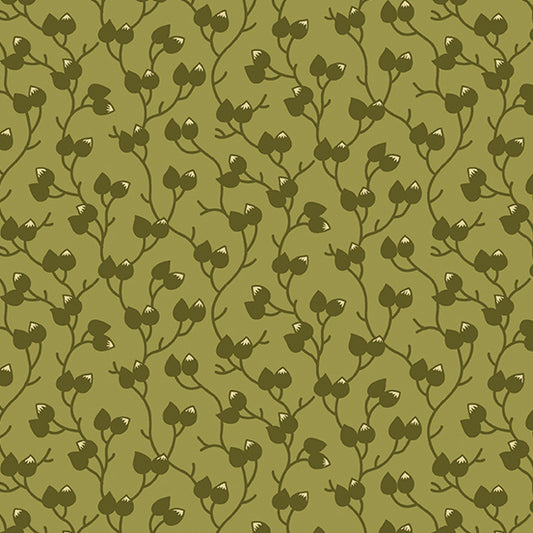 Green Thumb Prints - 1 yard