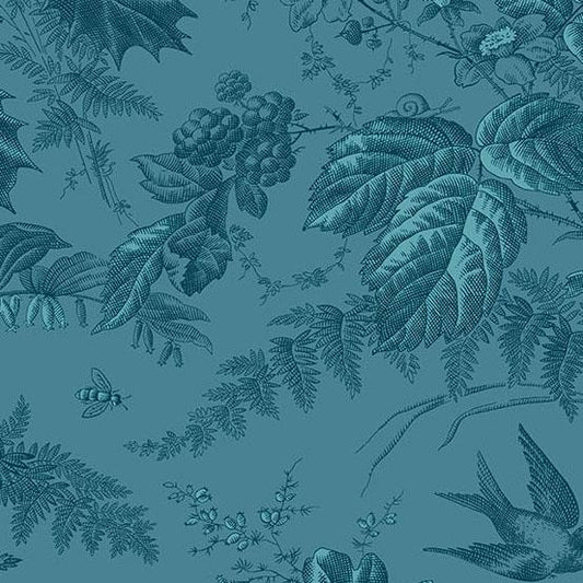 Secret Stash Blue Willow Prints A-10586-B (1-yard)
