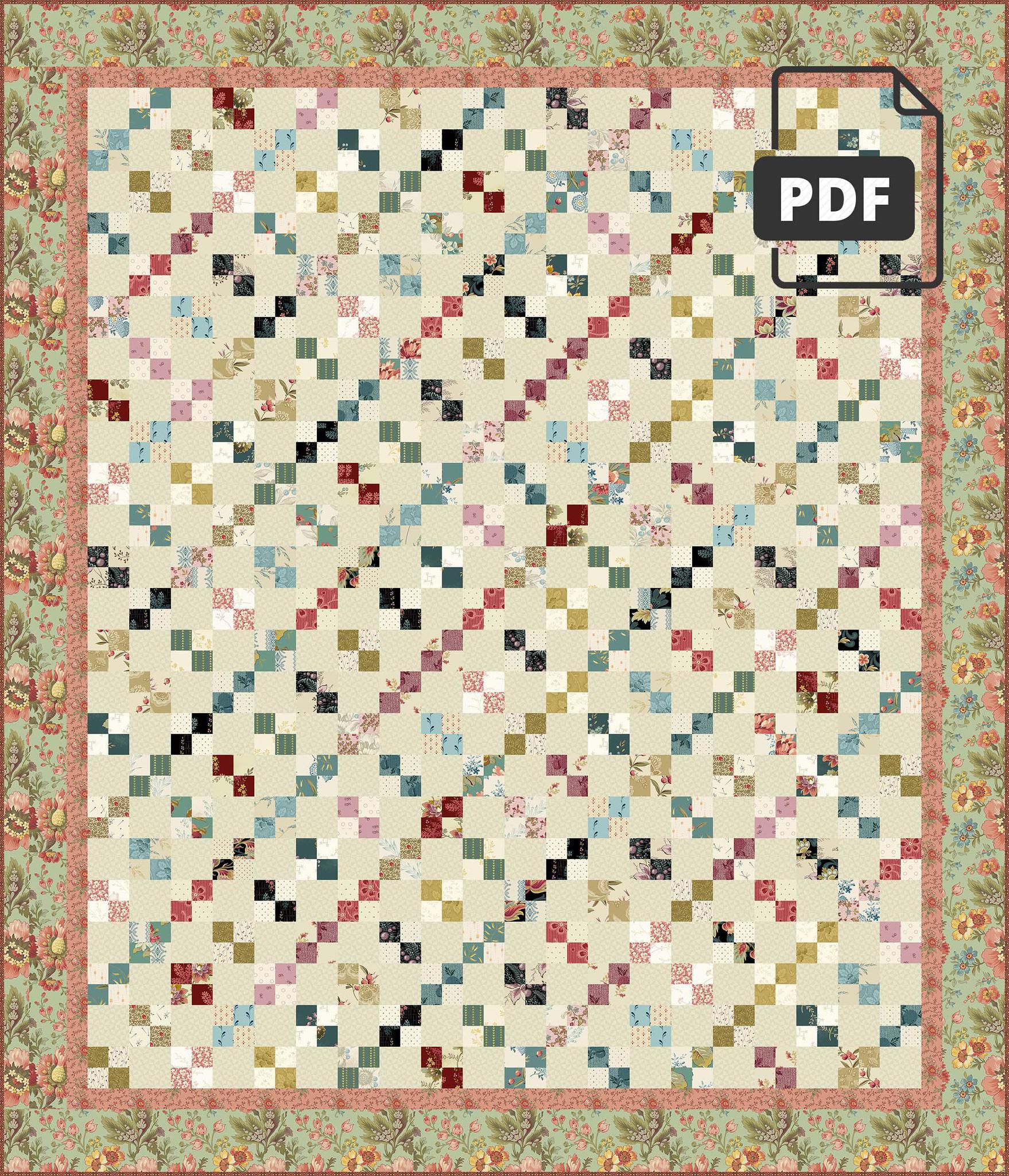 Vintage Four Patch PDF (download) – Laundry Basket Quilts