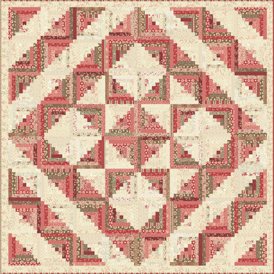 Log Cabin PRE-CUT Fabric Kit