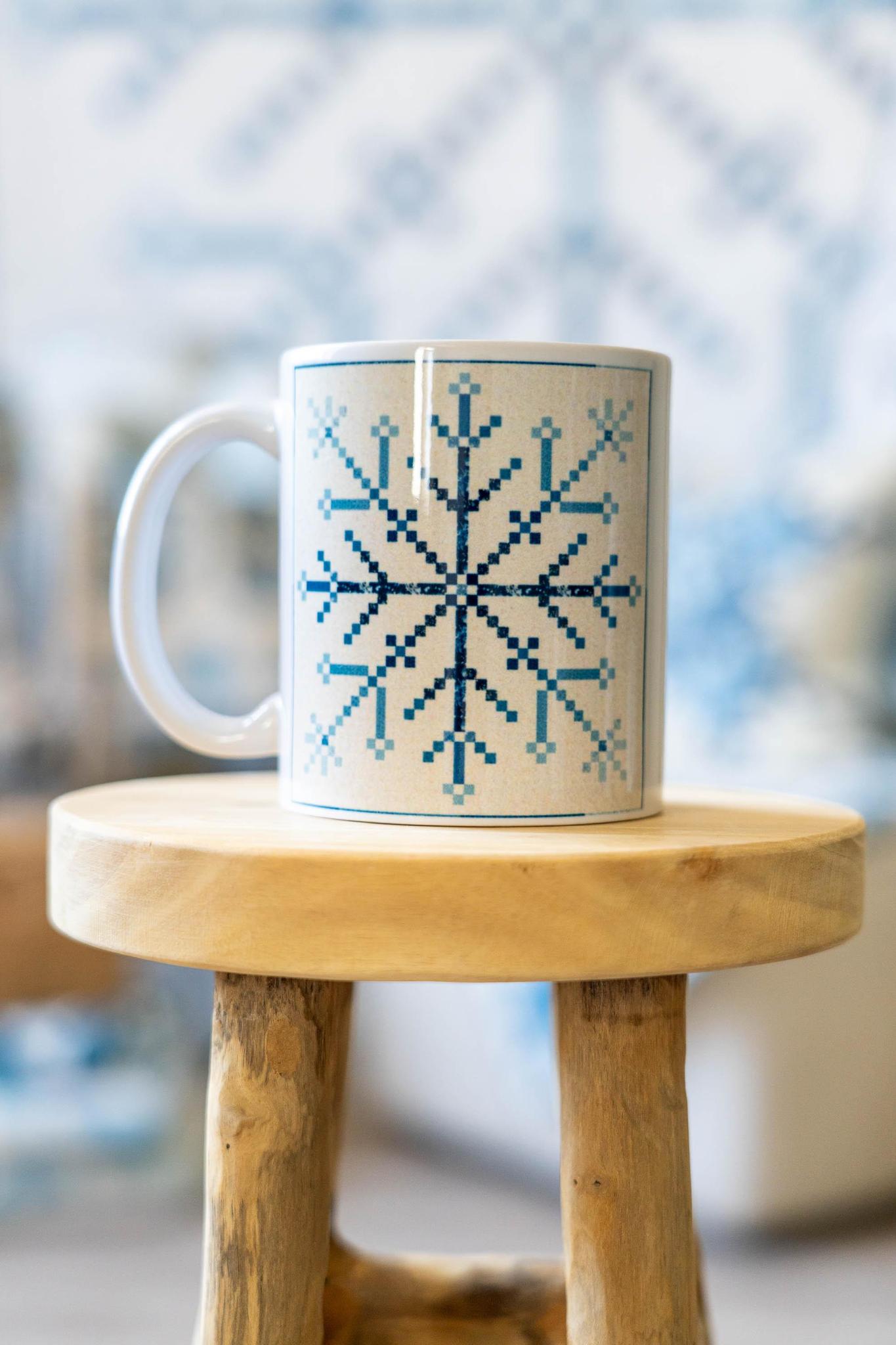 Quilter's Mug - Winter Lace