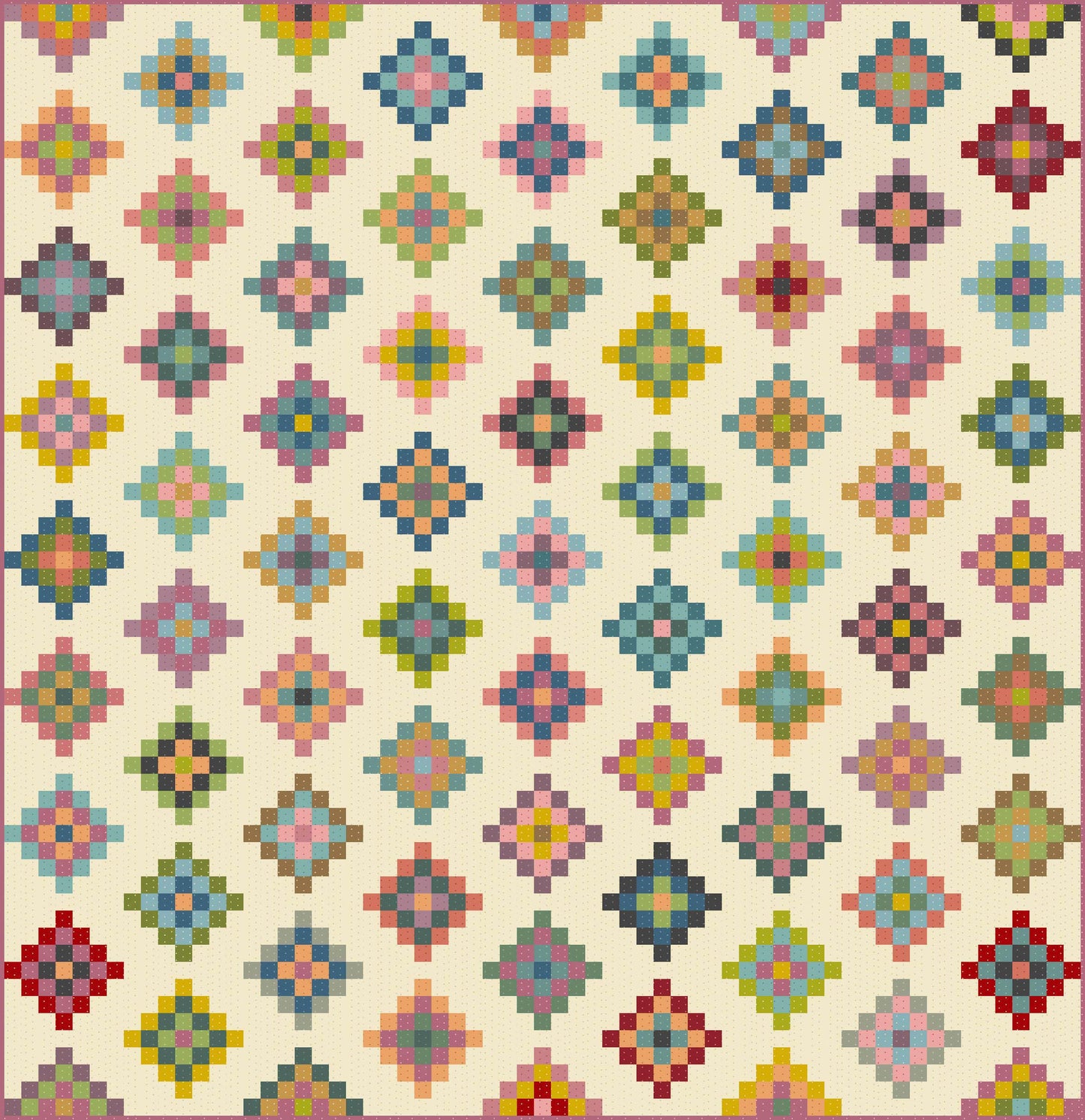 Babcia Square Fabric Kit