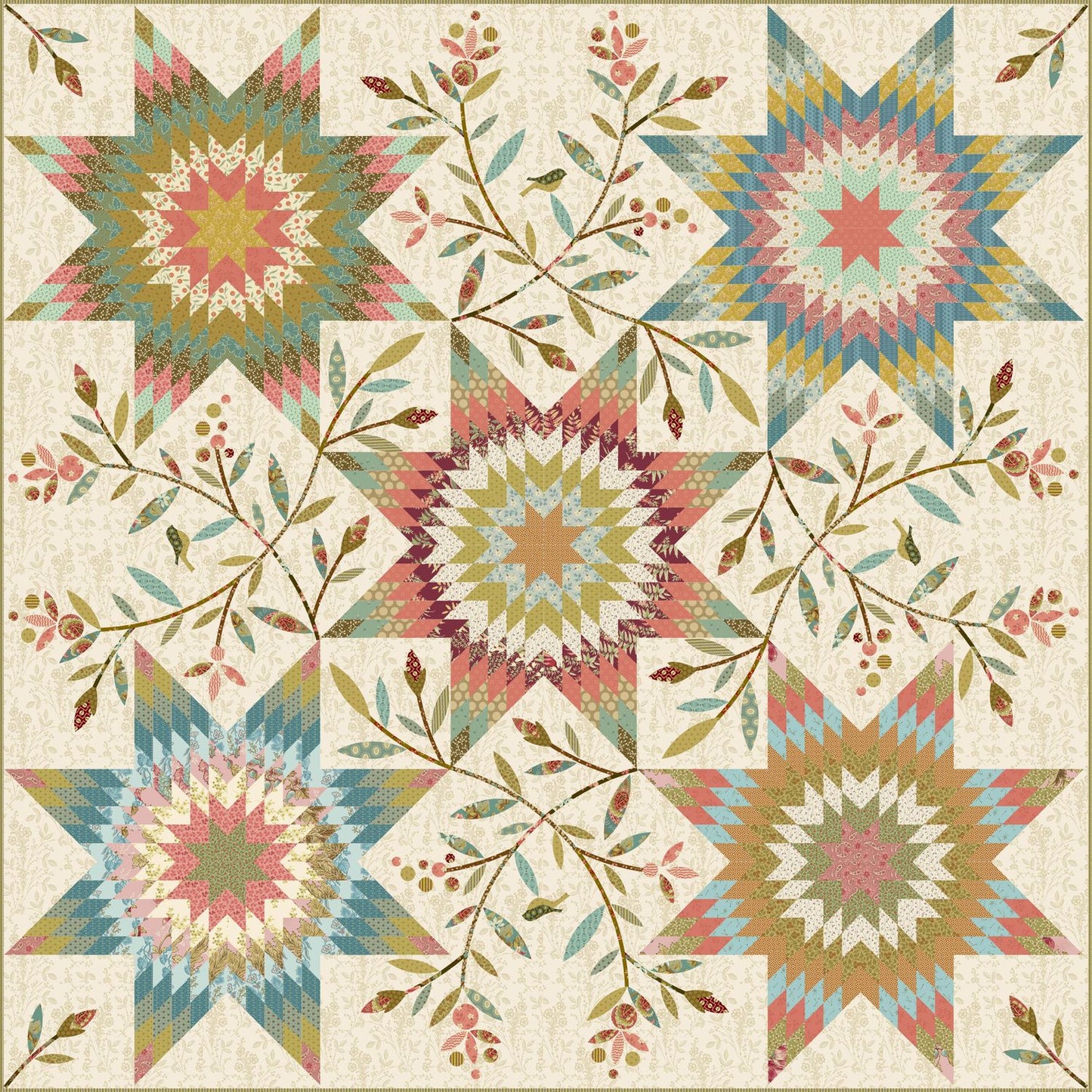 Pennsylvania Star Fabric Kit - Scrappy
