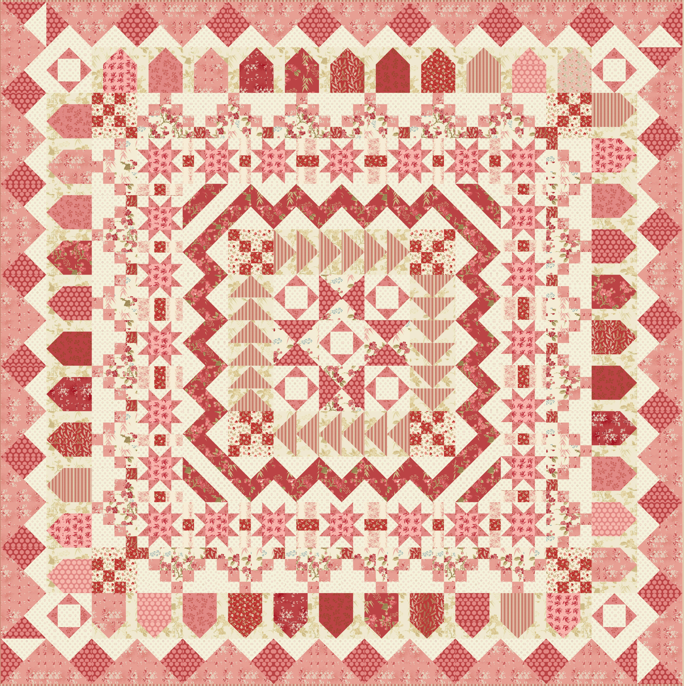 Tennessee PRE-CUT Fabric Kit - Little Sweetheart