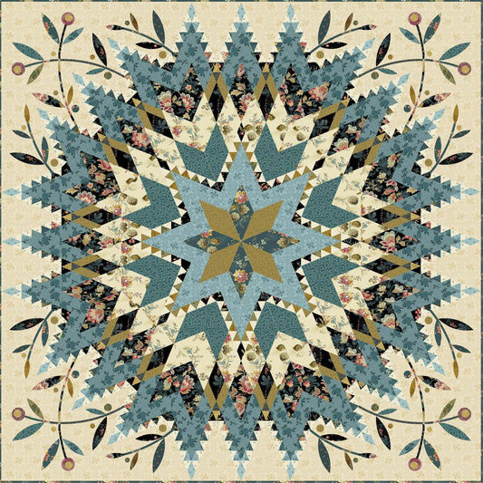 Dahlia Star Fabric Kit