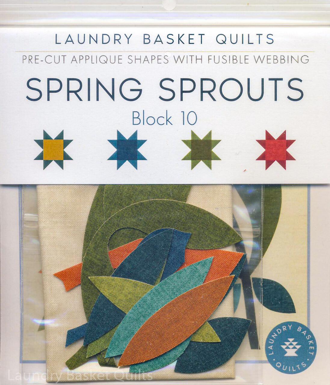 Silhouettes - Spring Sprouts LT Block 10