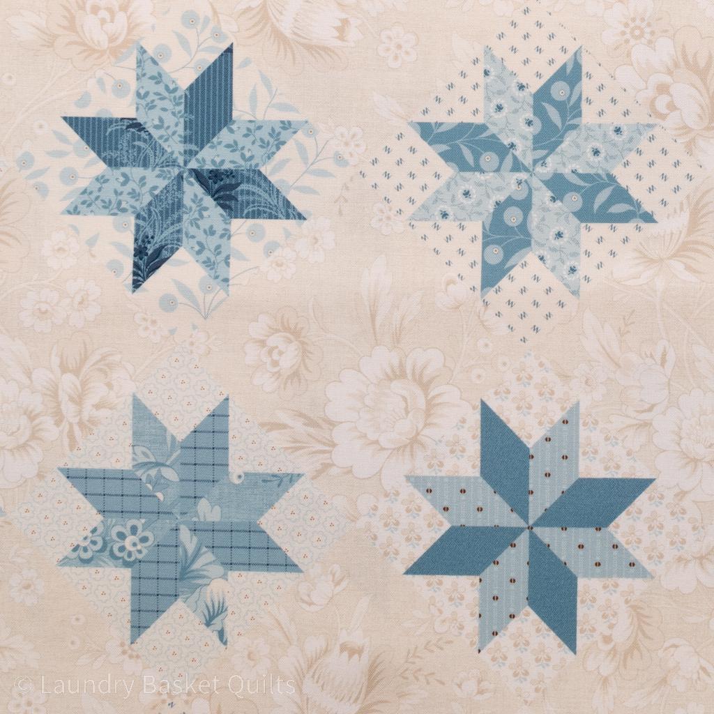North Star Prints - 1 yard BLUE