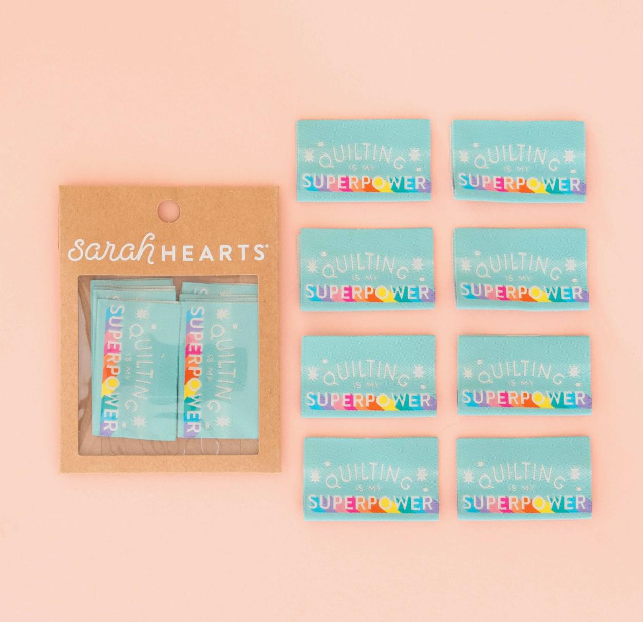 Quilting Is My Superpower - Sewing Woven Clothing Label Tags