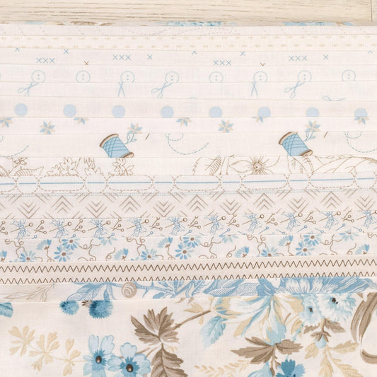 Sewing Bird Quarter Cut Bundle - Light