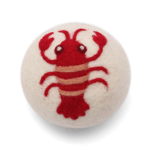 Wool Dryer Ball - Lobster