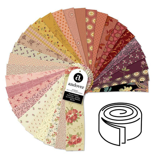 Secret Stash Amber Jelly Roll - 2.5" strips