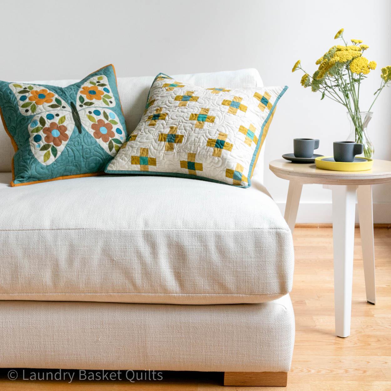 Butterfly Pillow Talk Fabric Kit