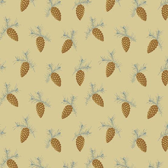 Secret Stash Chestnut Prints A-10531-N (1-yard)