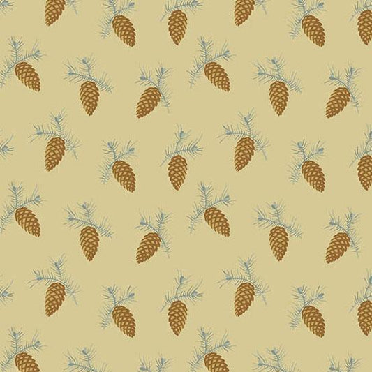 Secret Stash Chestnut Prints A-10531-N (1-yard)