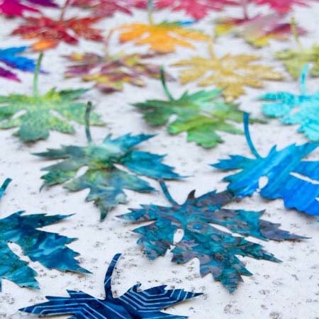 Silhouettes - Maple Leaves