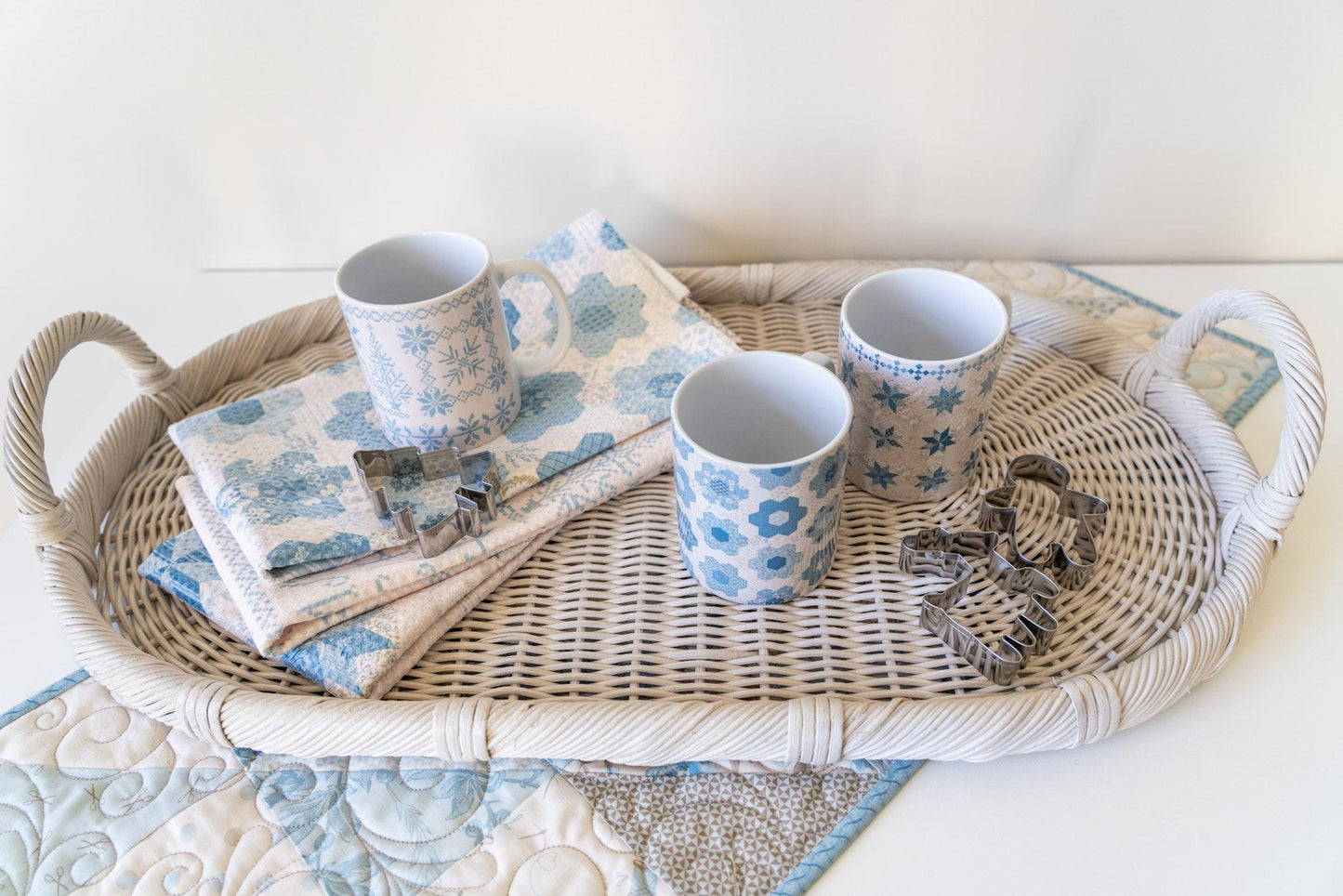 Quilter's Mug - Blue Bird Star