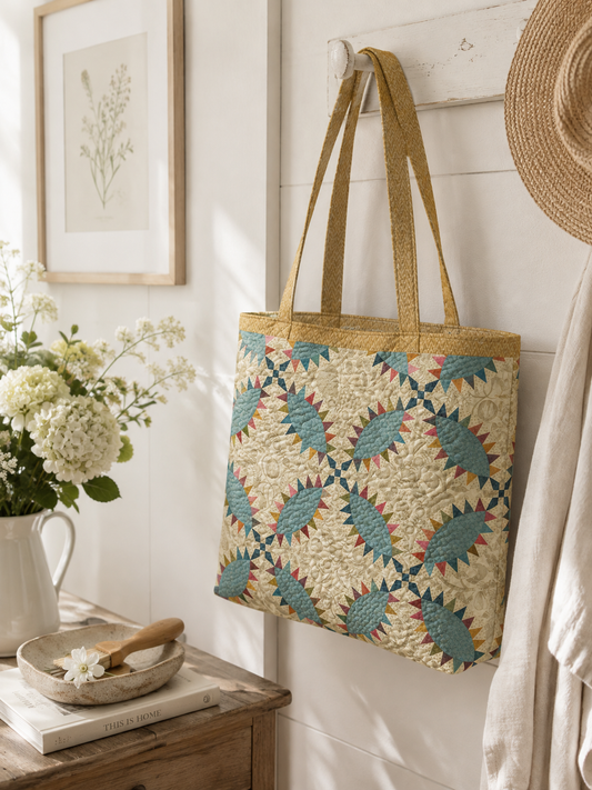 Go, Girl! Square Dance Tote Bag Fabric Kit