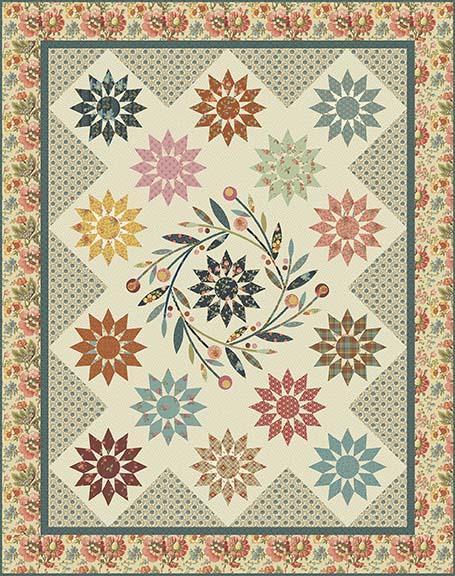 Blooming Star - Golden Hour Fabric Kit