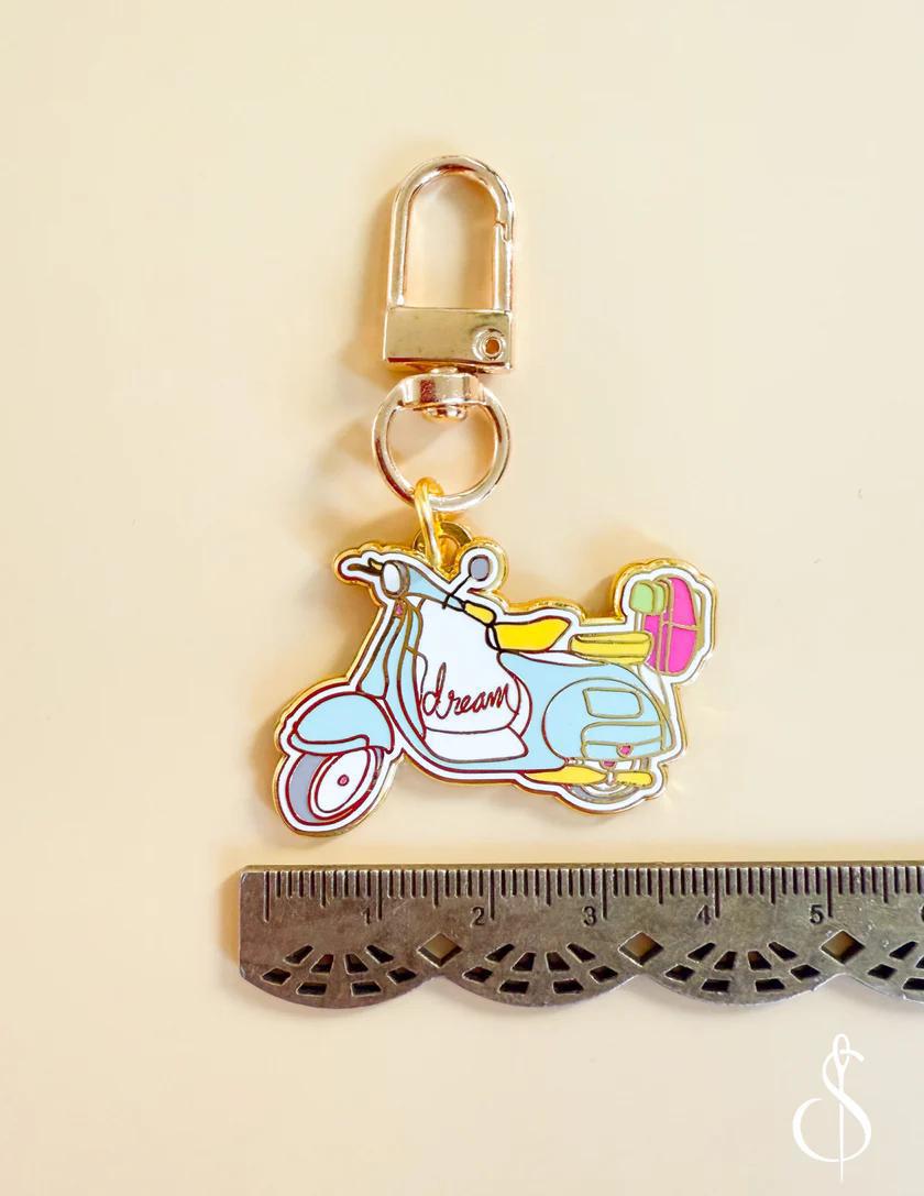 Scooter Enamel Charm