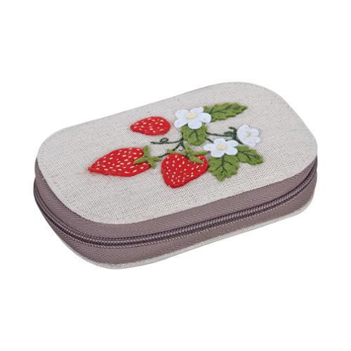 Strawberry Sew Kit Zip Case