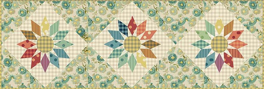 Shooting Star Table Runner - Pear Pie Fabric Kit