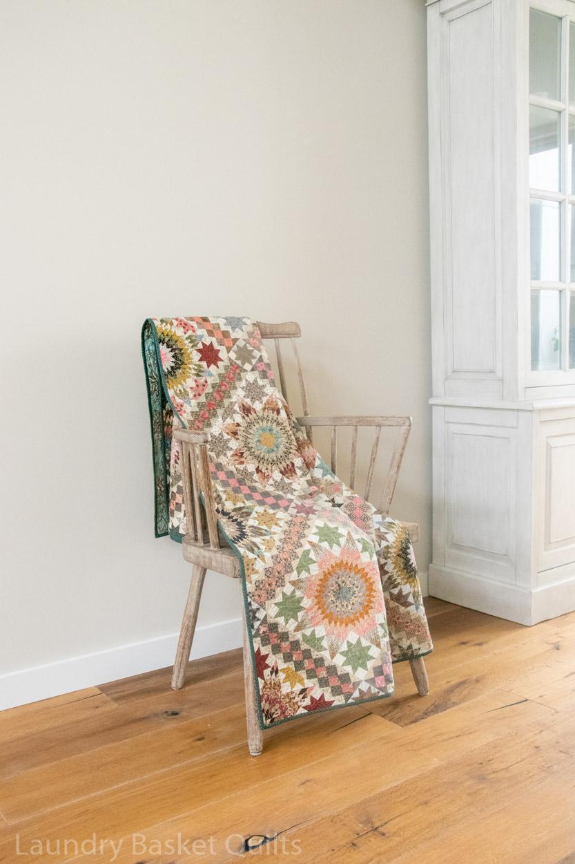 Liberty Star Quilted Laundry Basket